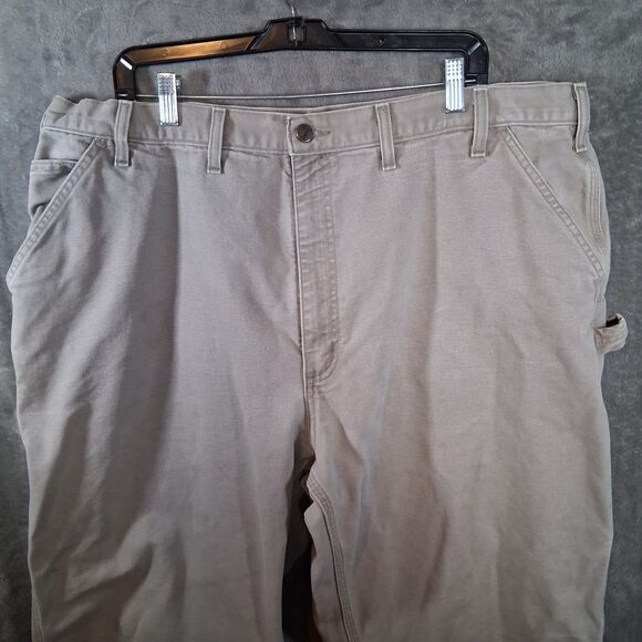 Carhartt B11 DES 44x34 Dungaree Fit Pants Dessert Beige Duck Loose Inseam 32 - Picture 3 of 7